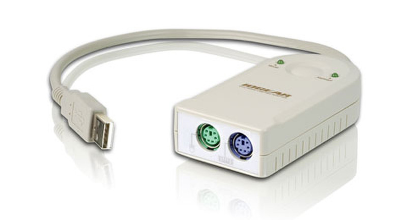 iogear Keyboard / Mouse - USB Adapter (2) PS/2 USB кабельный разъем/переходник