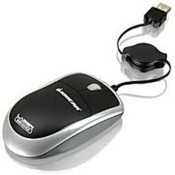 iogear Laser Travel Mouse USB Лазерный 1600dpi компьютерная мышь