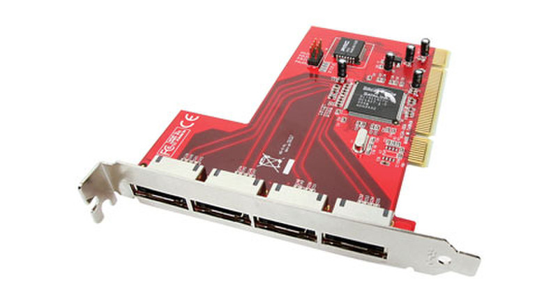 iogear RAID5 eSATA 1.5Gbps External 4-port PCI Card Schnittstellenkarte/Adapter