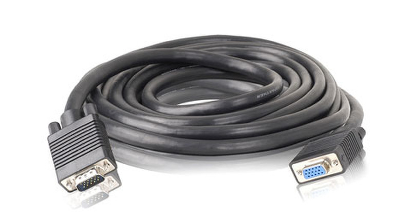 iogear Ultra-Hi-Grade VGA Cable 25 ft 7.62м VGA (D-Sub) VGA (D-Sub) Черный VGA кабель