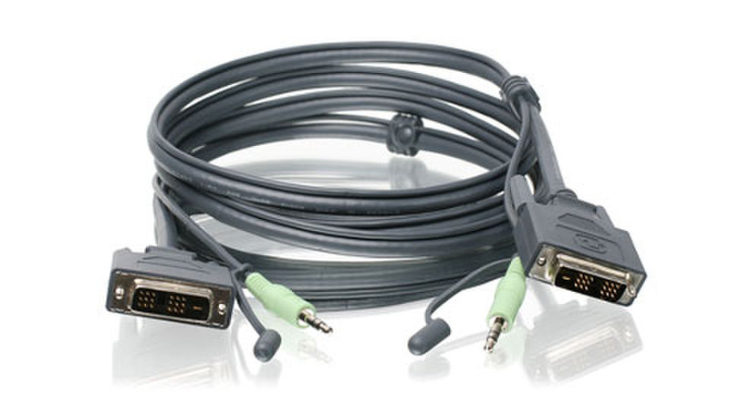 iogear 6 feet (1.8m) DVI-D Video cable w/ Audio 1.8m DVI-D DVI-D DVI cable