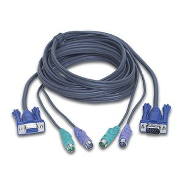iogear G2L5003P KVM Cable 3м Серый кабель клавиатуры / видео / мыши