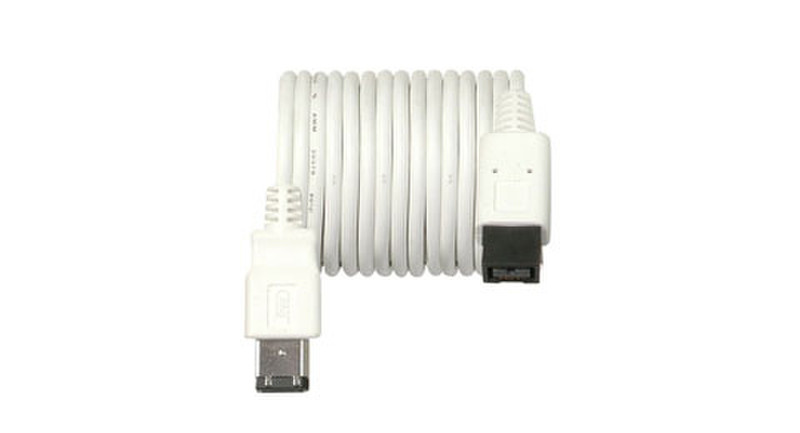 iogear IEEE 1394b 9-Pin to 9-Pin 6 feet Premium Hi-Speed Cable 1.83m Weiß Firewire-Kabel