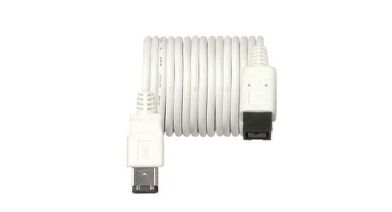 iogear IEEE 1394b 9-Pin to 6-Pin 6 feet Premium Hi-Speed Cable 1.83m White firewire cable