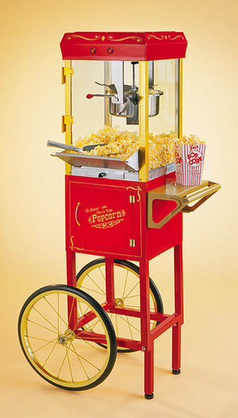 Nostalgia Electrics Old Fashioned Popcorn Cart изготовитель попкорна