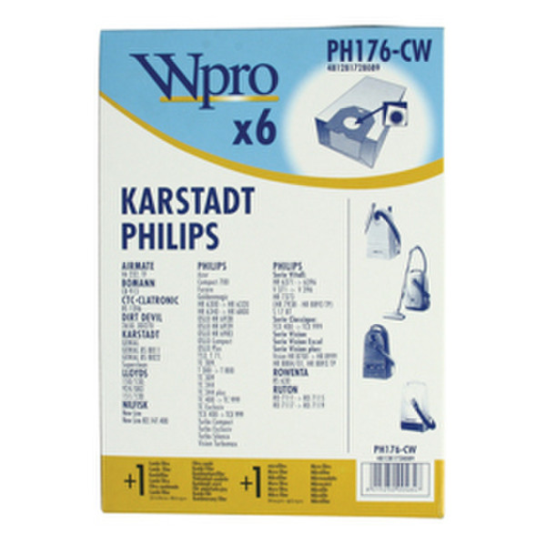 Whirlpool WPR1071 принадлежность для пылесосов