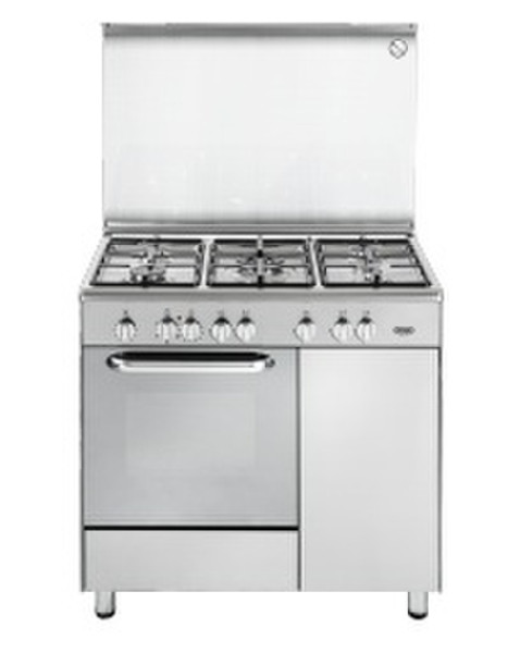 DeLonghi DEMX 965 B Freistehend Gas hob A Silber Küchenherd