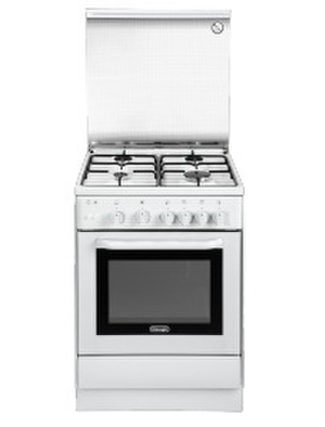 DeLonghi DGW 664 Отдельностоящий Gas hob A Белый кухонная плита