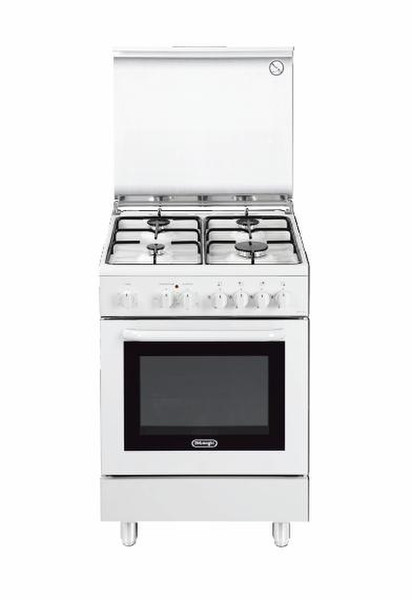 DeLonghi DMW 664 Freestanding Gas hob A White cooker