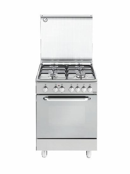 DeLonghi DMX 664 Freistehend Gas hob A Edelstahl Küchenherd