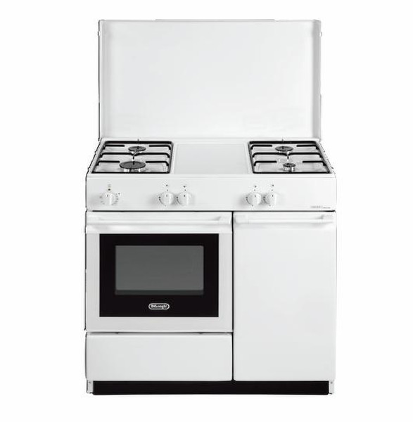 DeLonghi SEW 8540 Freistehend Gas hob A Weiß Küchenherd