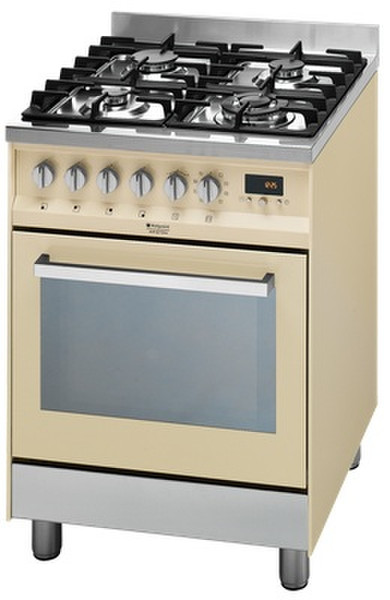 Hotpoint CP65SE9 (C)/HA Freistehend Gas hob A Cremefarben Küchenherd