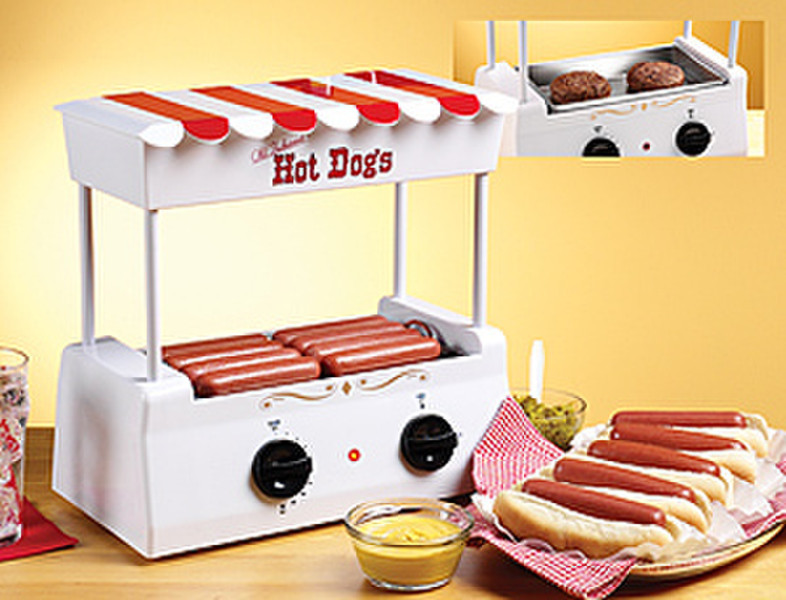 Nostalgia Electrics Hot Dog Roller & Griddle