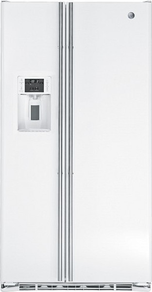 GE RCE24KGBFWW Built-in 572L A+ White side-by-side refrigerator