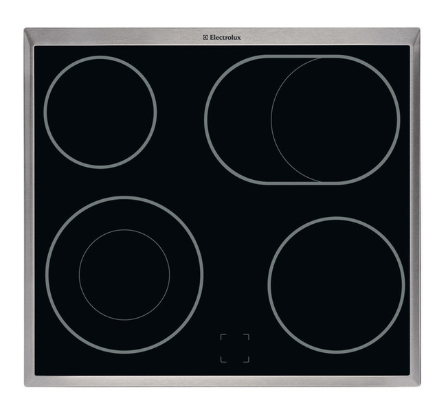 Electrolux EHC 60060 X Встроенный Ceramic hob Черный плита