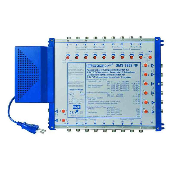 Spaun SMS 9982 NFI video switch