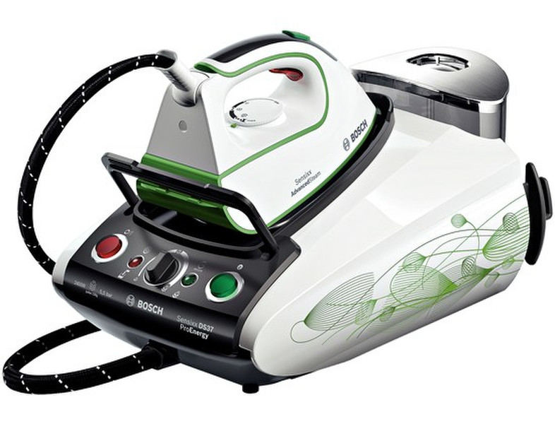 Bosch Sensixx DS37 ProEnergy 800W 1.4L Palladium soleplate Green,White steam ironing station