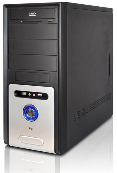 Red4Power PC00065 3.4ГГц 270 Midi Tower Черный, Cеребряный PC