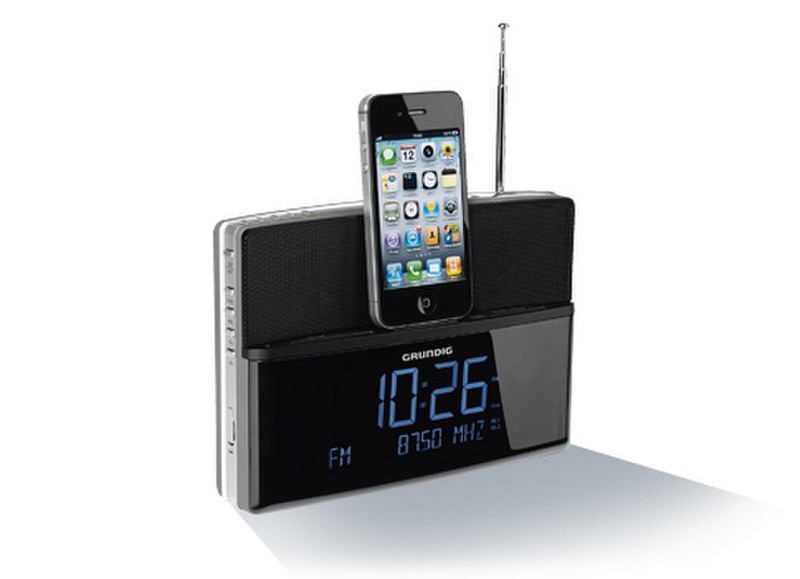 Grundig Sonoclock 990 iP Uhr Schwarz Radio