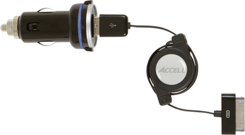 Accell Sync/Charge Cable-Charge, 0.79m Вне помещения Черный