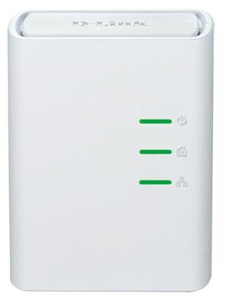 D-Link DHP-308AV 500Mbit/s Eingebauter Ethernet-Anschluss Weiß 1Stück(e) PowerLine Netzwerkadapter