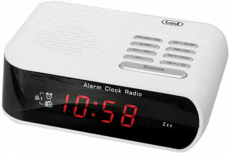 Trevi RC 827 D Uhr Weiß Radio