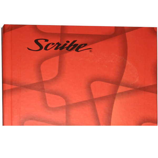 Scribe 1011702 96sheets Red writing notebook