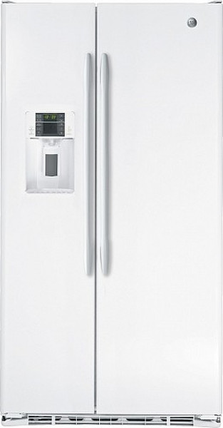 GE GSE28VGBFWW Built-in 642L A+ White side-by-side refrigerator