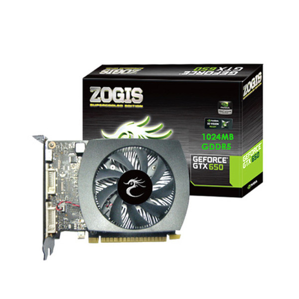Zogis GeForce GTX 650 1GB GeForce GTX 650 1ГБ GDDR5 видеокарта