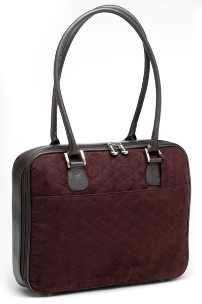 Mango Tango Chocolate Quilt in Faux Suede Luggage 18