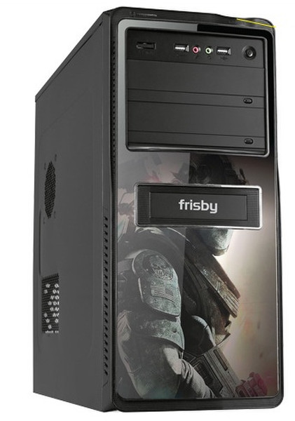 Frisby FC-A8817-G3 Midi-Tower 350W Schwarz Computer-Gehäuse