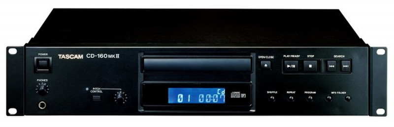 Tascam CD-160mkII Portable CD player Black