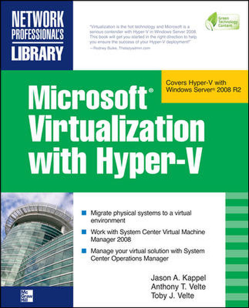 McGraw-Hill Microsoft Virtualization with Hyper-V 448страниц руководство пользователя для ПО