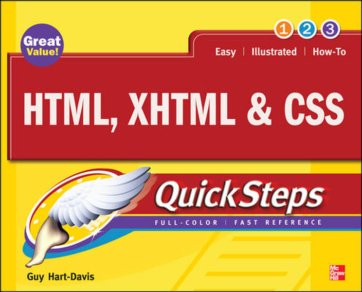 McGraw-Hill HTML, XHTML & CSS QuickSteps 244pages software manual