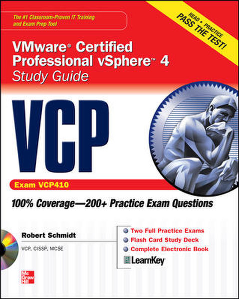 McGraw-Hill VCP VMware Certified Professional vSphere 4 Study Guide (Exam VCP410) with CD-ROM 416pages software manual