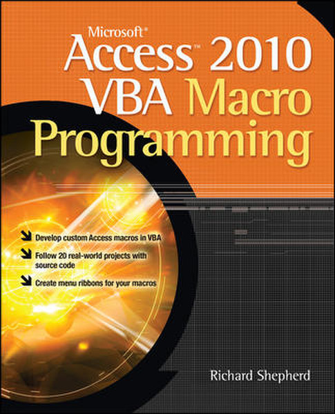 McGraw-Hill Microsoft Access 2010 VBA Macro Programming 400страниц руководство пользователя для ПО