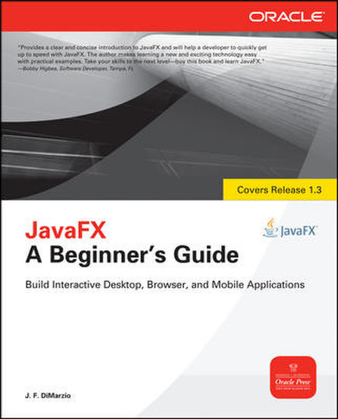 McGraw-Hill JavaFX A Beginners Guide 320pages software manual