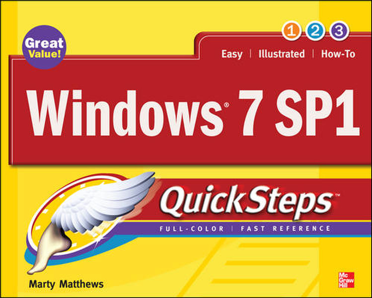 McGraw-Hill Windows 7 SP1 QuickSteps 288страниц руководство пользователя для ПО