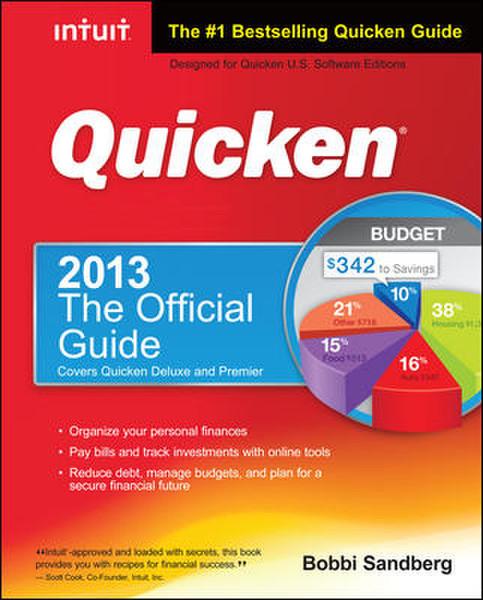 McGraw-Hill Quicken 2013 The Official Guide 688страниц руководство пользователя для ПО