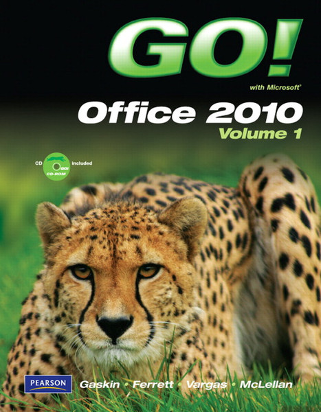 Prentice Hall GO! with Microsoft Office 2010 Volume 1 1000pages English software manual