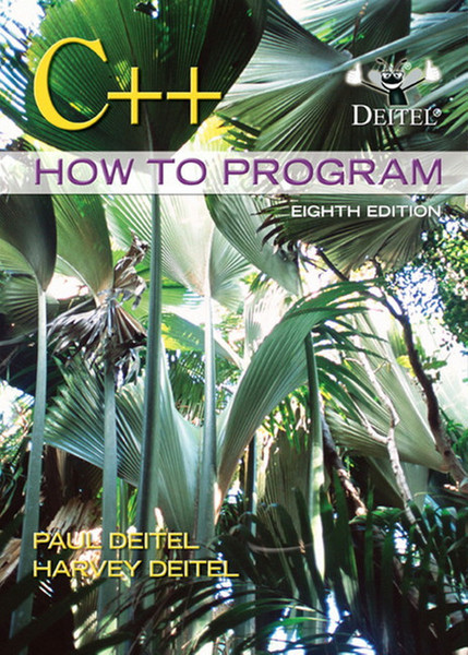 Prentice Hall C++ How to Program, 8/E 1104pages English software manual