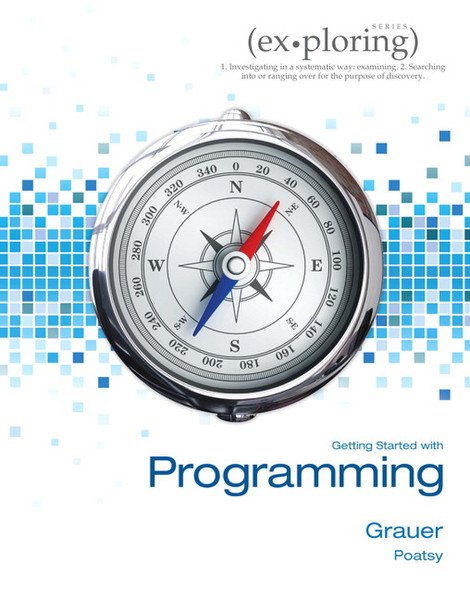 Prentice Hall Exploring Getting Started with Programming 76Seiten Software-Handbuch