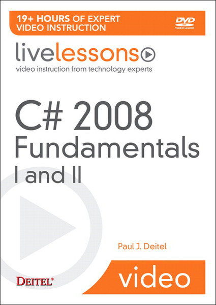 Prentice Hall C# 2008 Fundamentals I and II LiveLessons 128страниц руководство пользователя для ПО