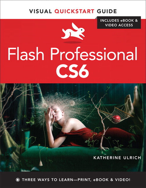 Peachpit Flash Professional CS6: Visual QuickStart Guide 480страниц руководство пользователя для ПО