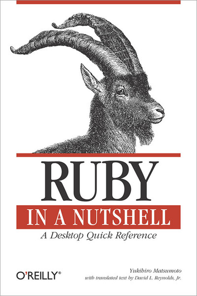 O'Reilly Ruby in a Nutshell 222pages English software manual