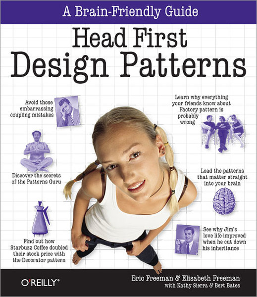 O'Reilly Head First Design Patterns 678pages software manual