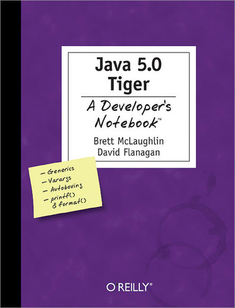 O'Reilly Java 5.0 Tiger: A Developer's Notebook 202страниц руководство пользователя для ПО