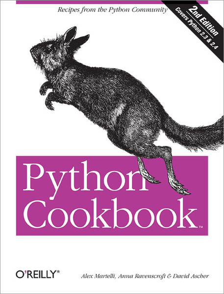 O'Reilly Python Cookbook, 2nd Edition 846pages software manual