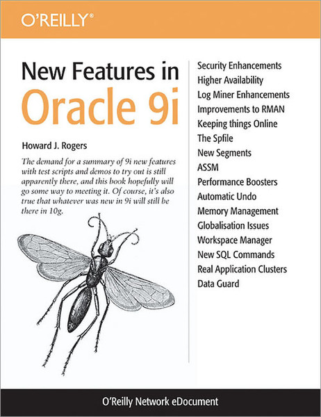 O'Reilly New Features in Oracle 9i руководство пользователя для ПО