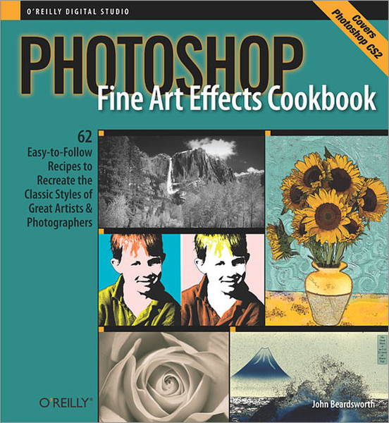 O'Reilly Photoshop Fine Art Effects Cookbook 176pages software manual